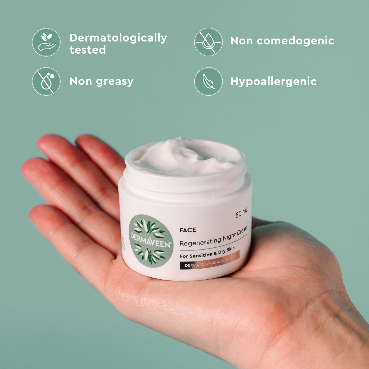 DermaVeen Face Regenerating Night Cream 50mL