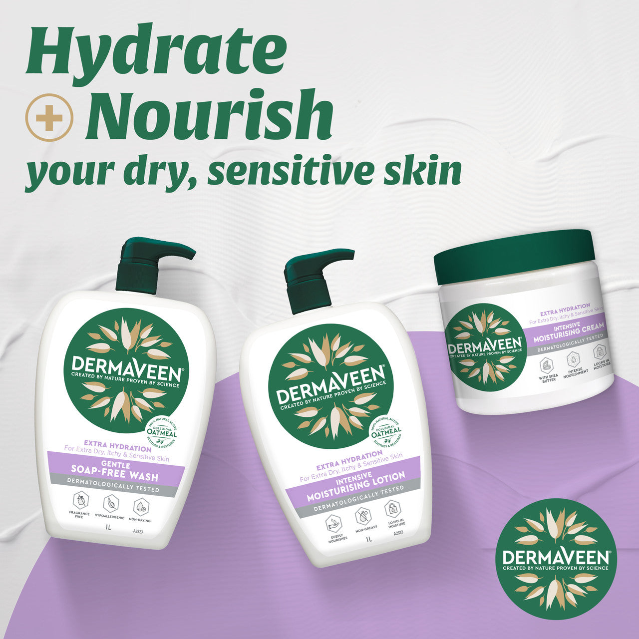 DermaVeen Intensive Extra Hydration Intensive Moisturising Lotion 250mL