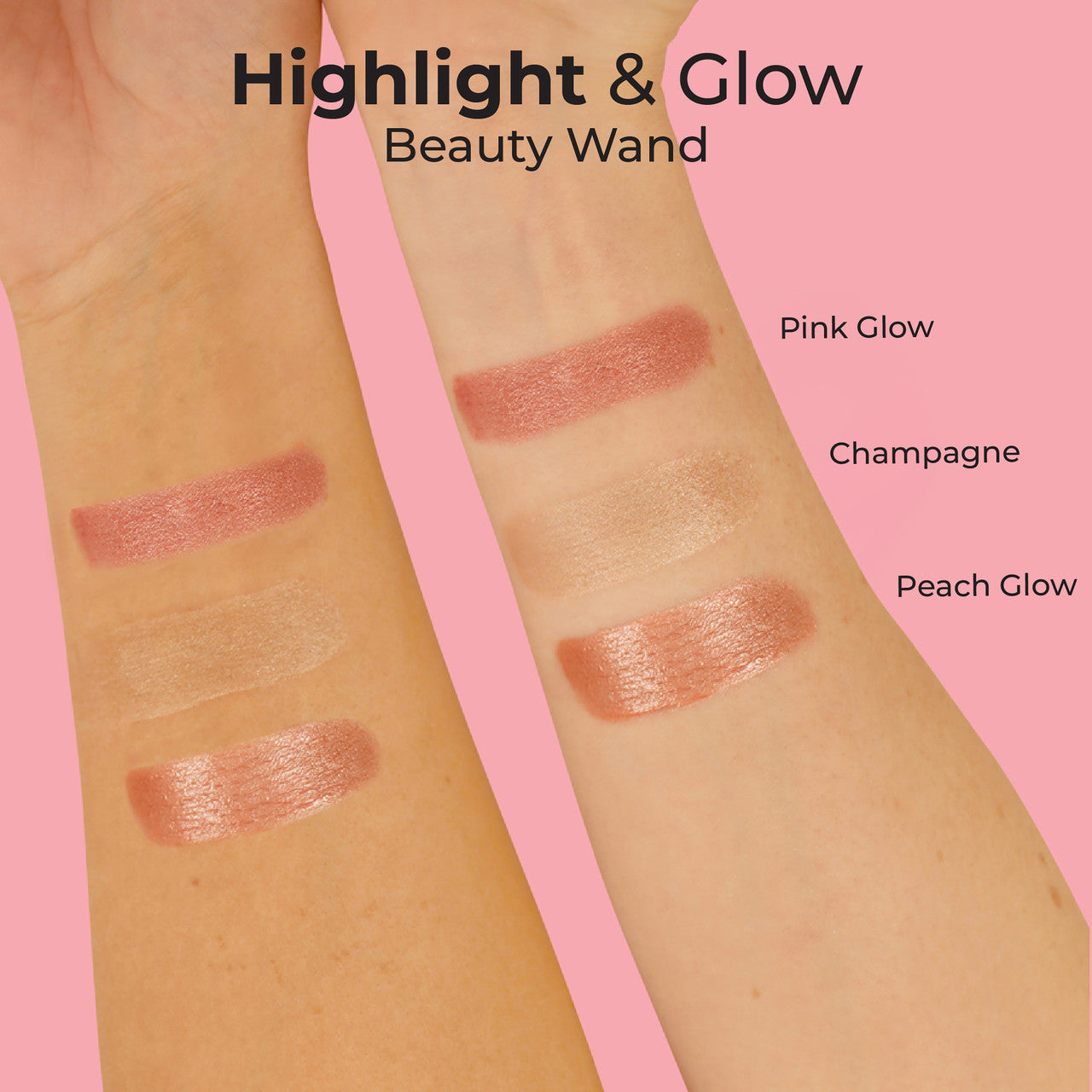 Highlight & Glow Beauty Wand Pink Glow