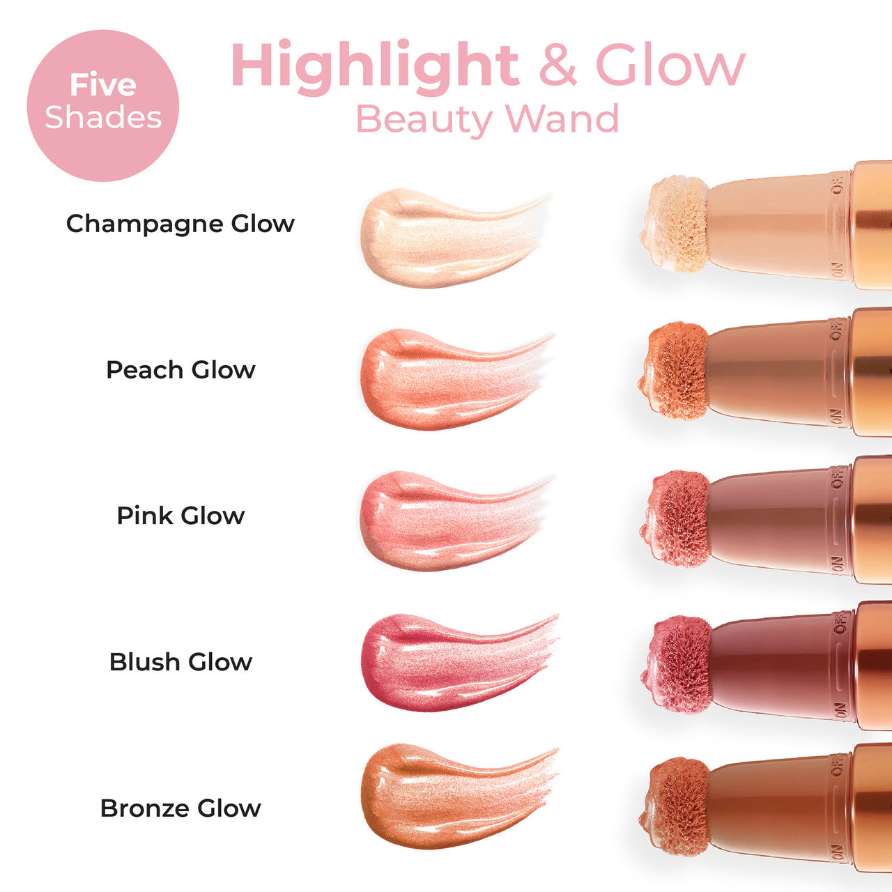 Highlight & Glow Beauty Wand Pink Glow