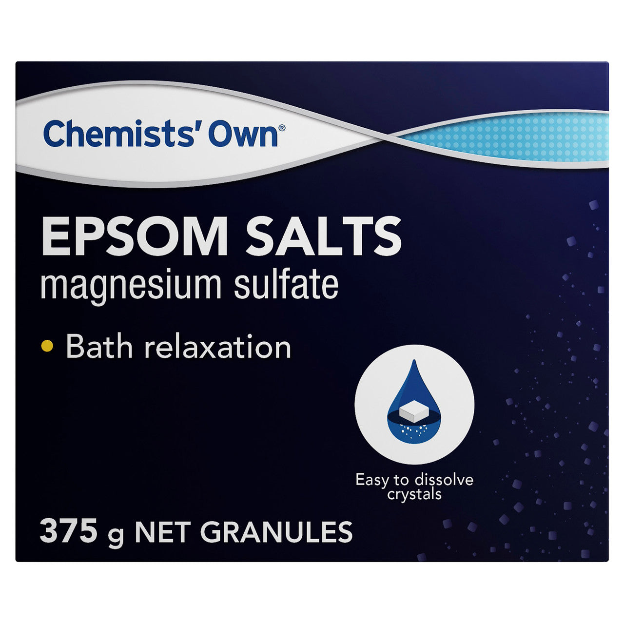 Chemists' Own Epsom Salts 375g Box