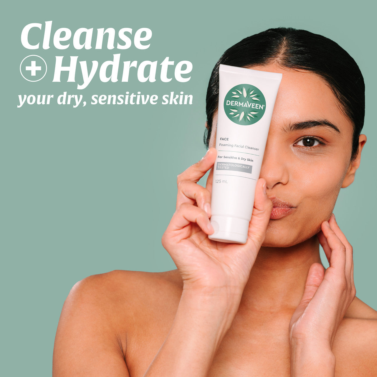 DermaVeen Foaming Facial Cleanser 125mL