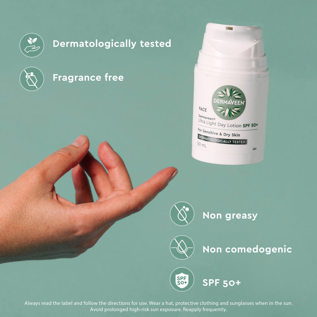 DermaVeen Ultra Light Day Lotion SPF50+ 50mL