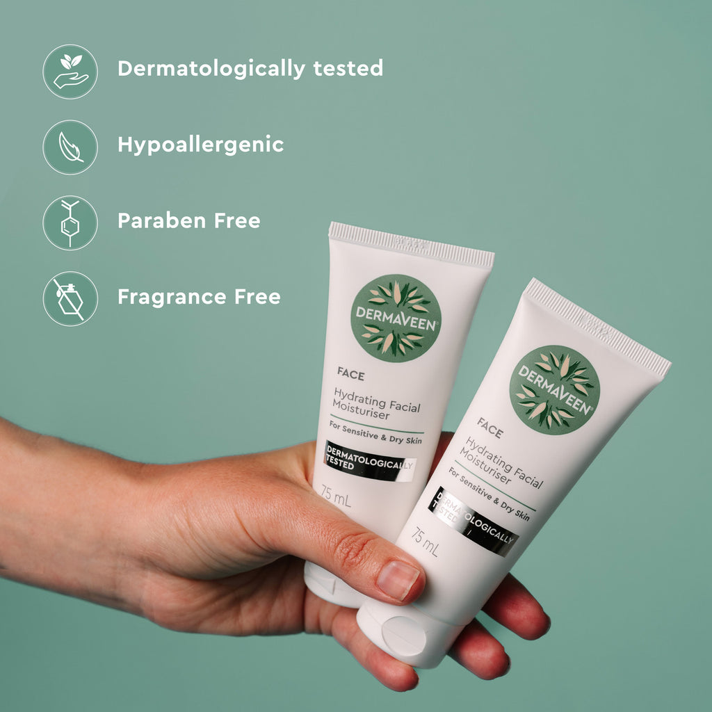 DermaVeen Hydrating Facial Moisturiser 75mL