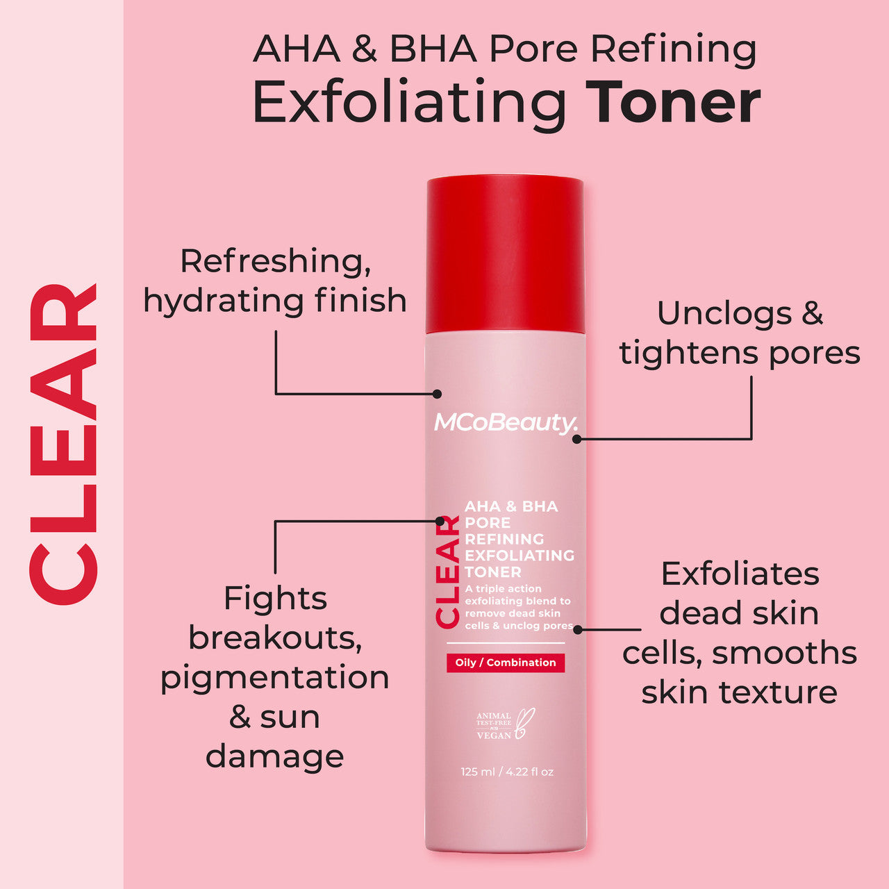 AHA/BHA Pore Refining Exfoliating Toner