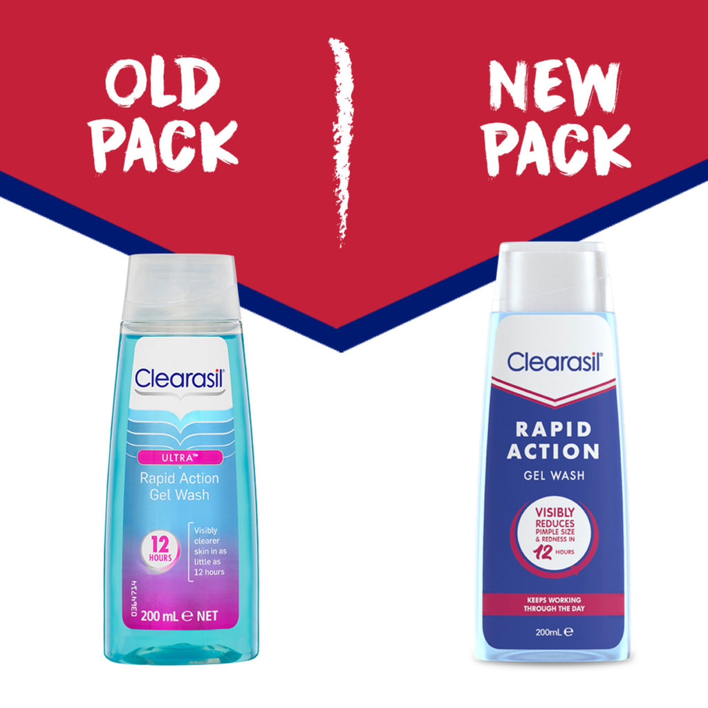 Clearasil Ultra Rapid Action Gel Wash 200mL