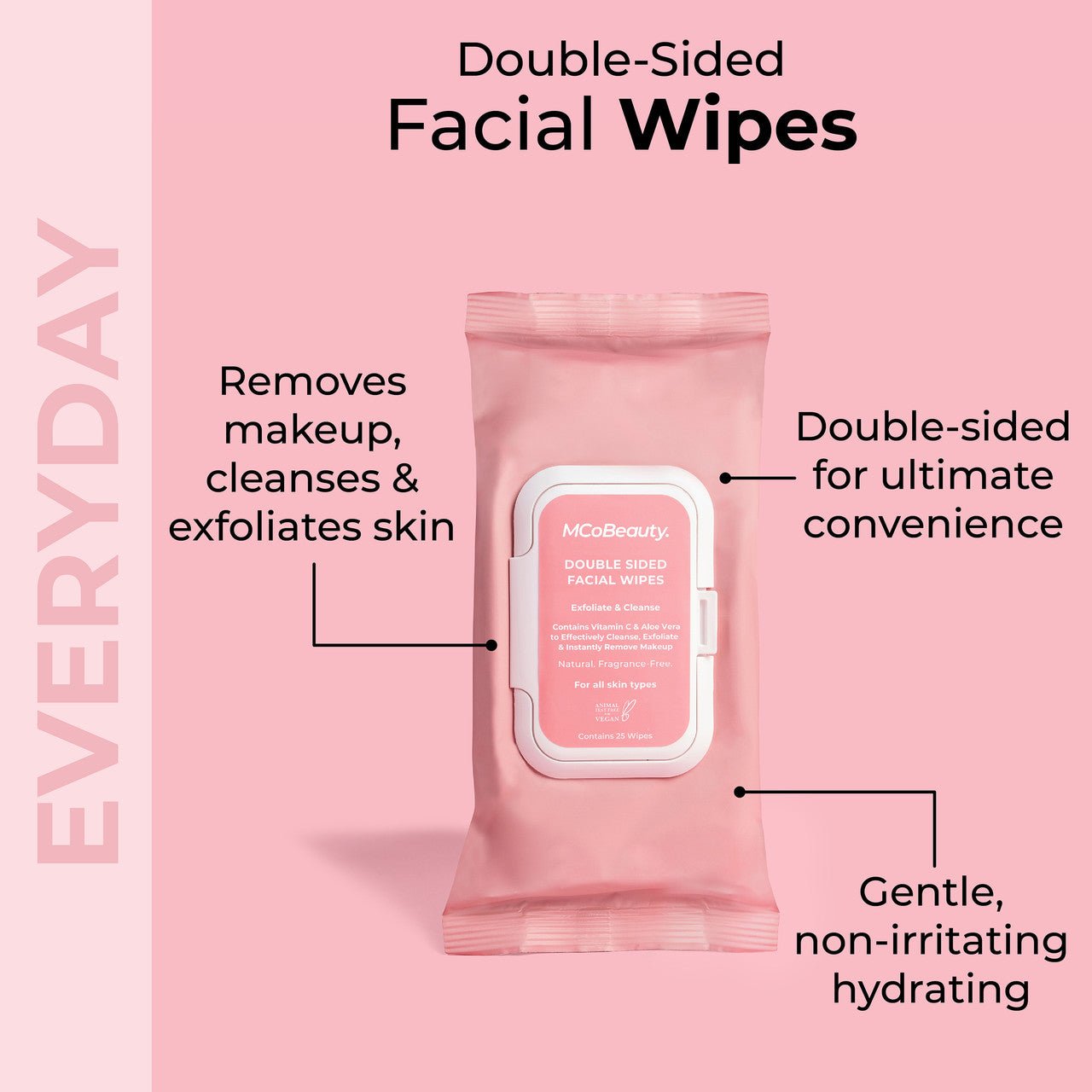 Double-Sided Facial Wipes