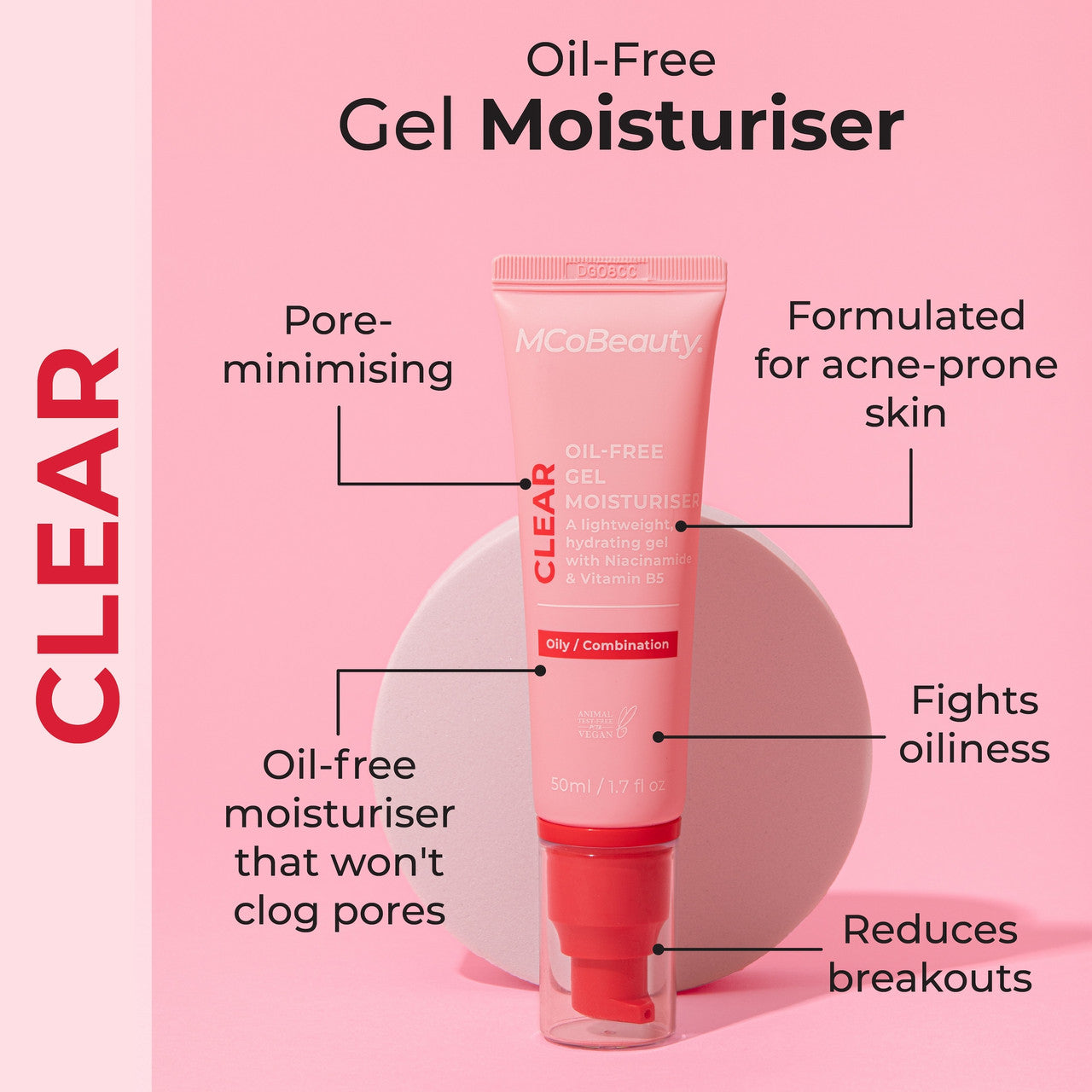 Clear Oil-Free Gel Moisturiser