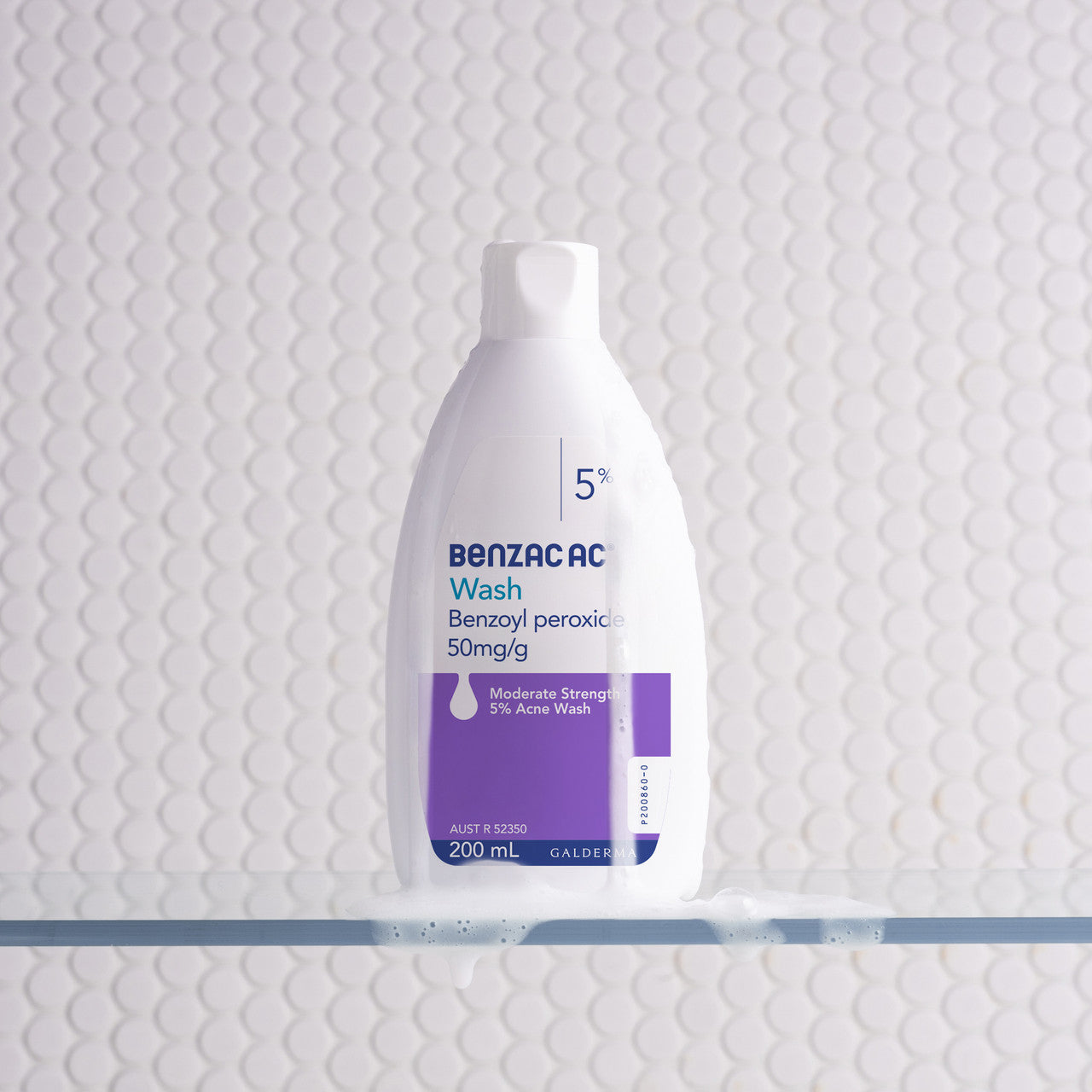 Benzac AC Moderate Strength 5% Acne Wash 200mL, Body Wash