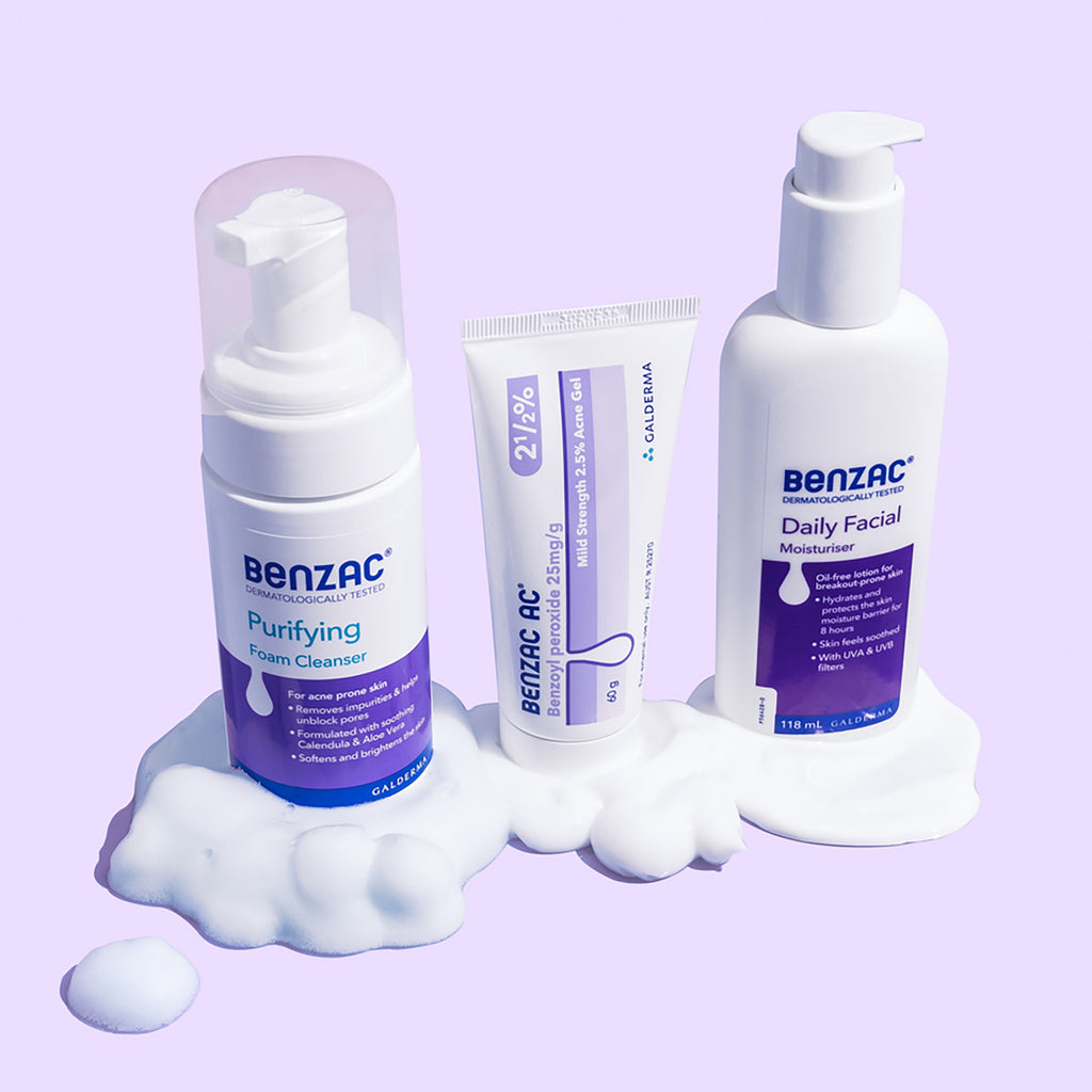 Benzac Purifying Foam Cleanser 130mL