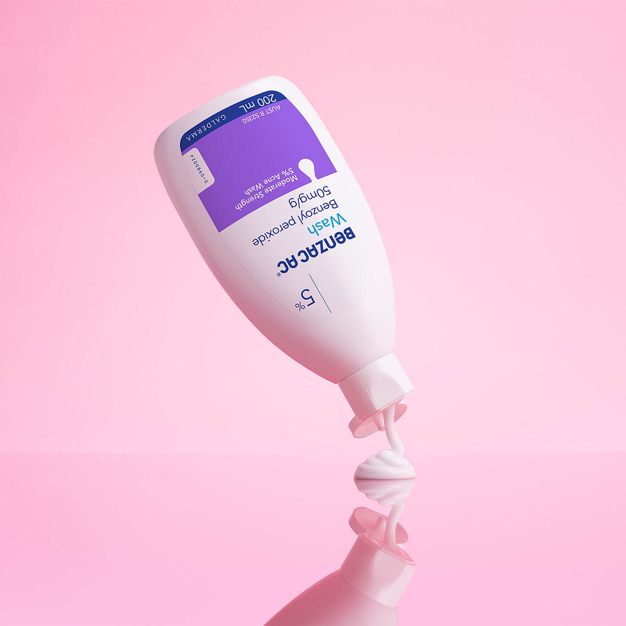 Benzac AC Moderate Strength 5% Acne Wash 200mL, Body Wash