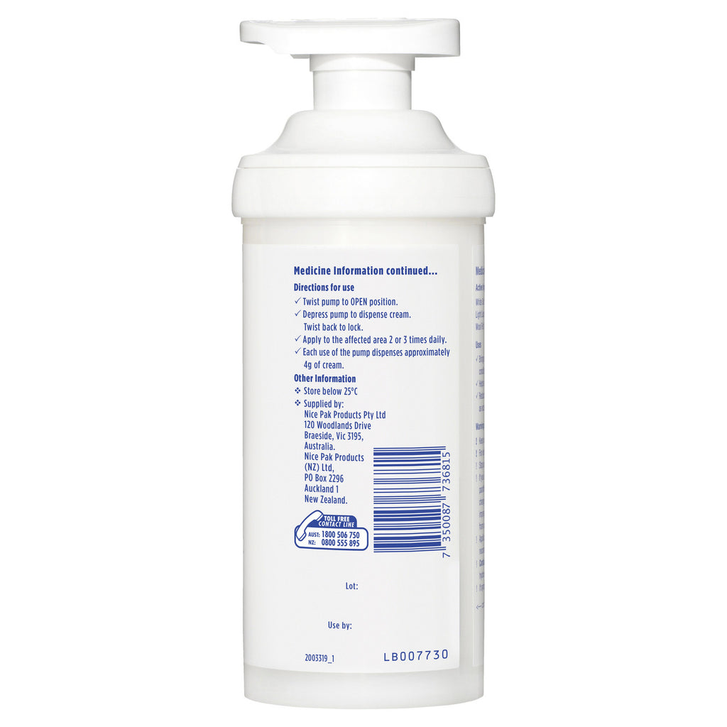 E45 Moisturising Cream for Dry Skin and Eczema 500g Pump