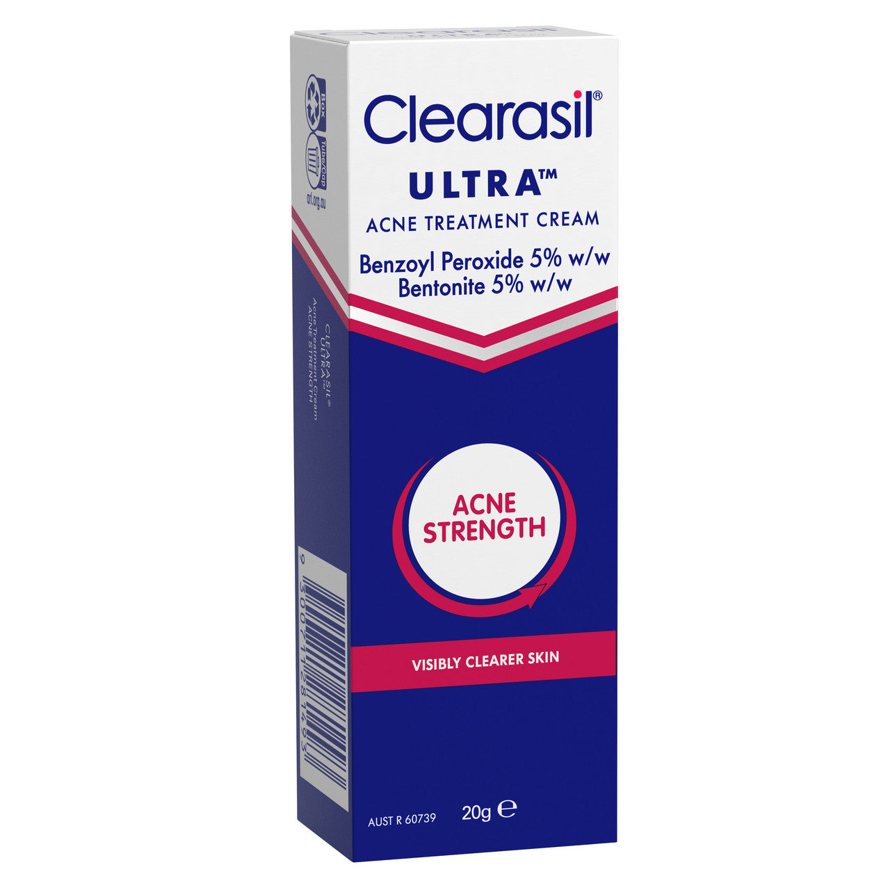 Clearasil Ultra Acne Treatment Extra Strength Face Cream Reduce Pimples 20g