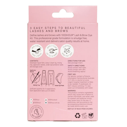 1000HOUR Lash & Brow Dye Kit - Dark Brown