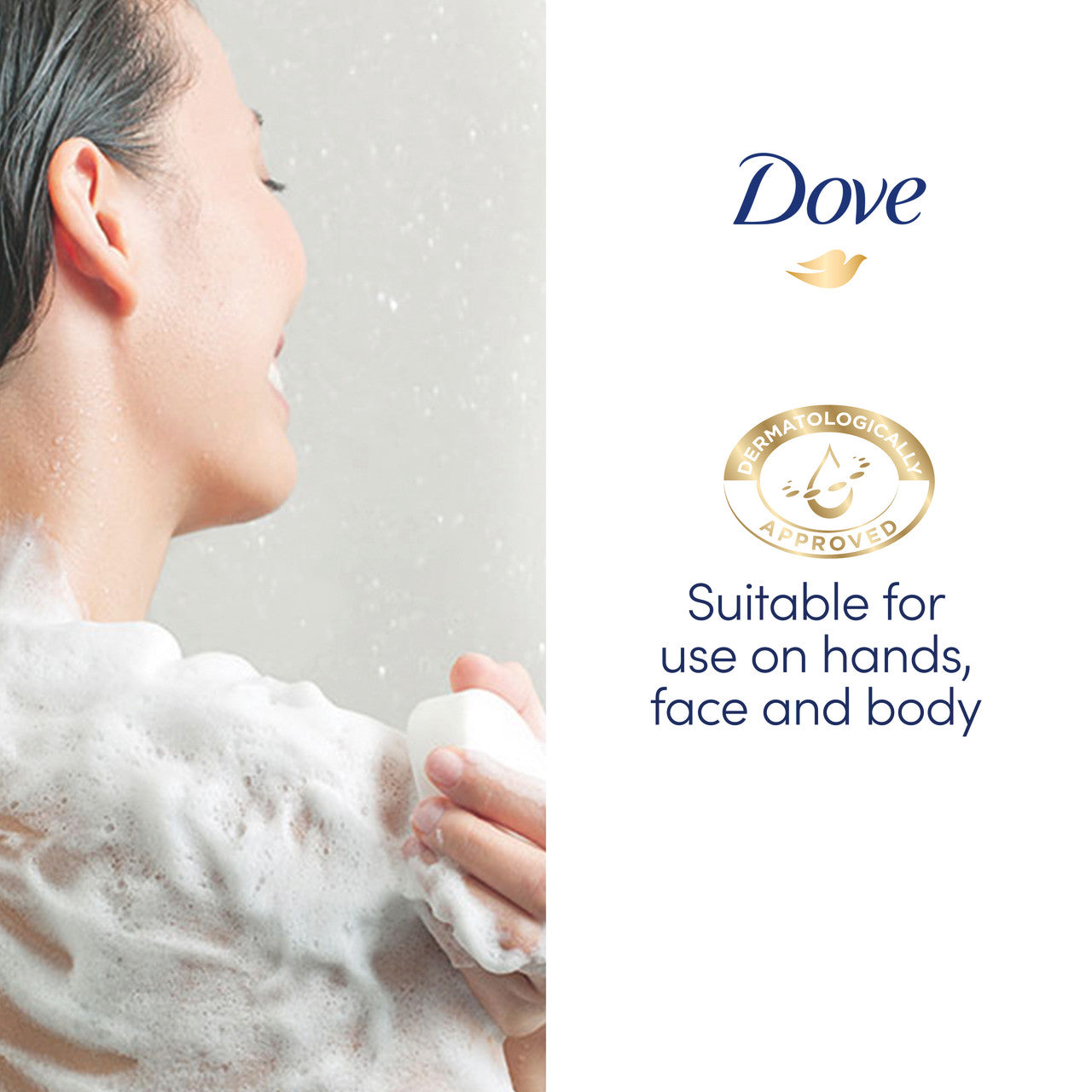 Dove  Beauty Cream Bar for soft, smooth, healthy-looking skin Sensitive with 1/4 moisturising cream 4 x 90 g