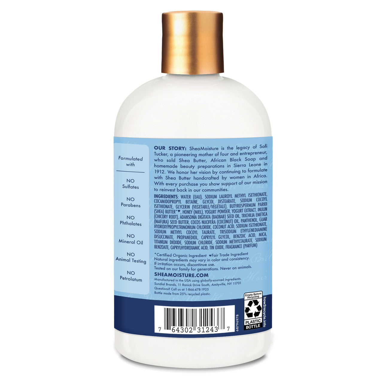 SHEAMOISTURE MANUKA HONEY & YOGURT HYDRATE & REPAIR SHAMPOO 384ML