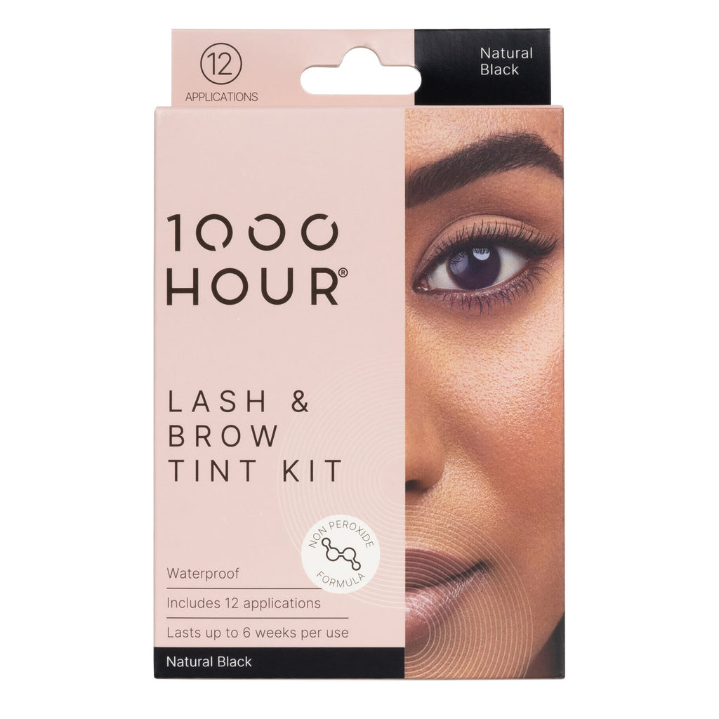 1000HR LASH & BROW TINT KIT NON PEROXIDE - BLACK