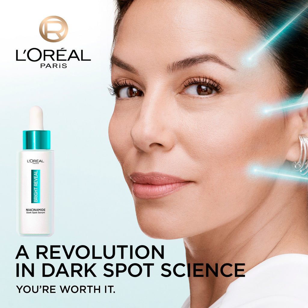 L'Oréal Paris Bright Reveal 10% [Niacinamide + Melasyl + Amino-Sulfonic Acid] Dark Spot Face Serum 30ml 