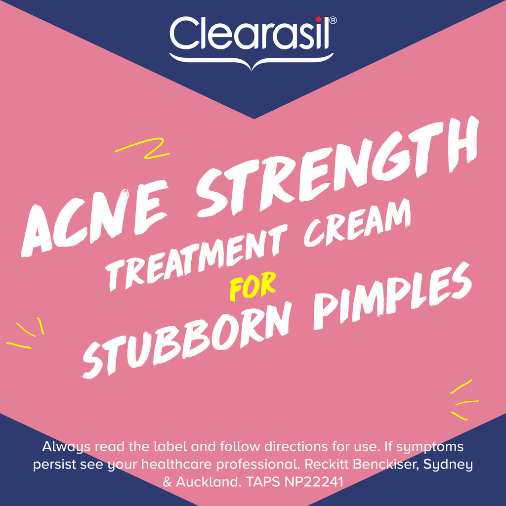 Clearasil Ultra Acne Treatment Extra Strength Face Cream Reduce Pimples 20g