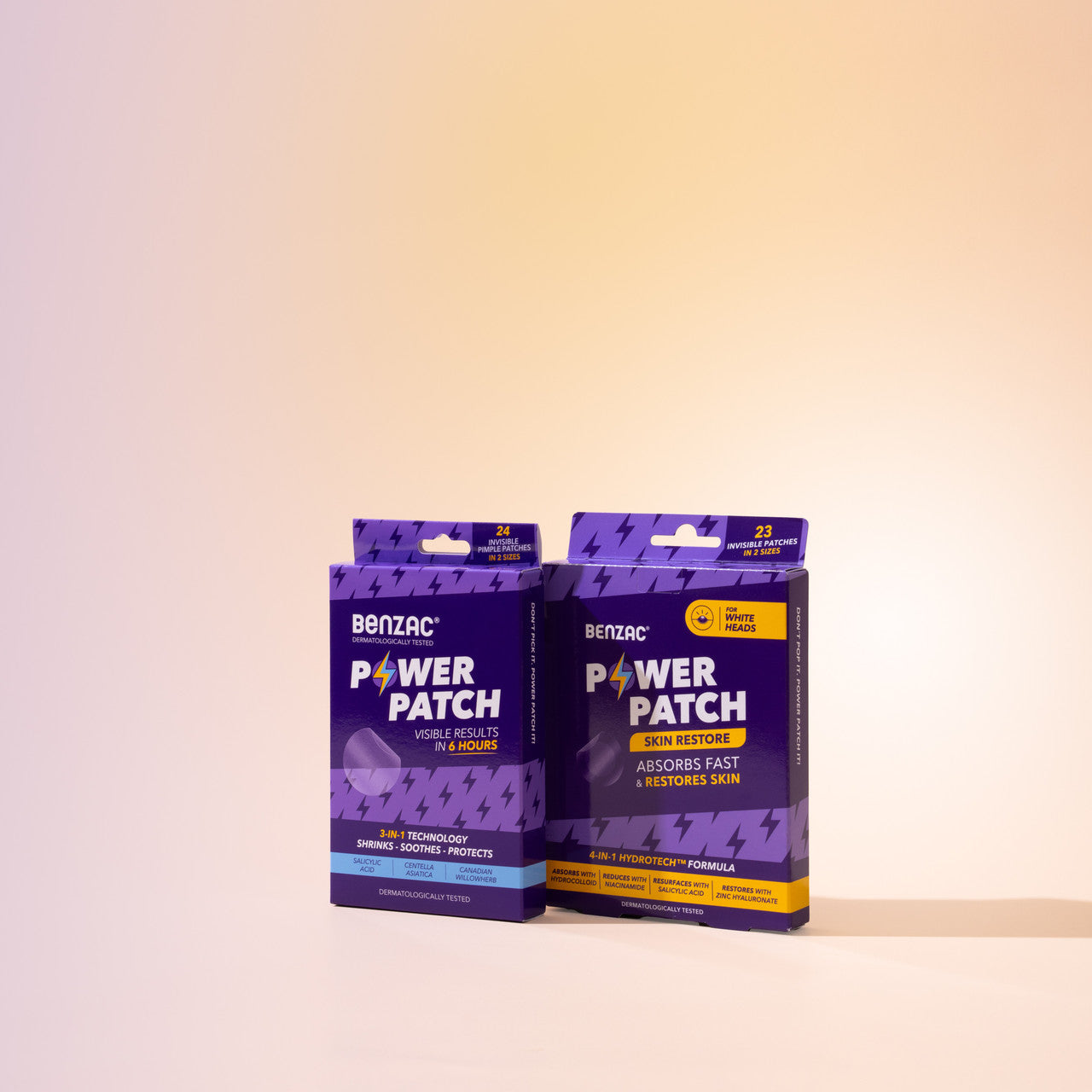 Benzac Power Patches Skin Restore, Hydrocolloid Pimple Patches, For All Skin Types