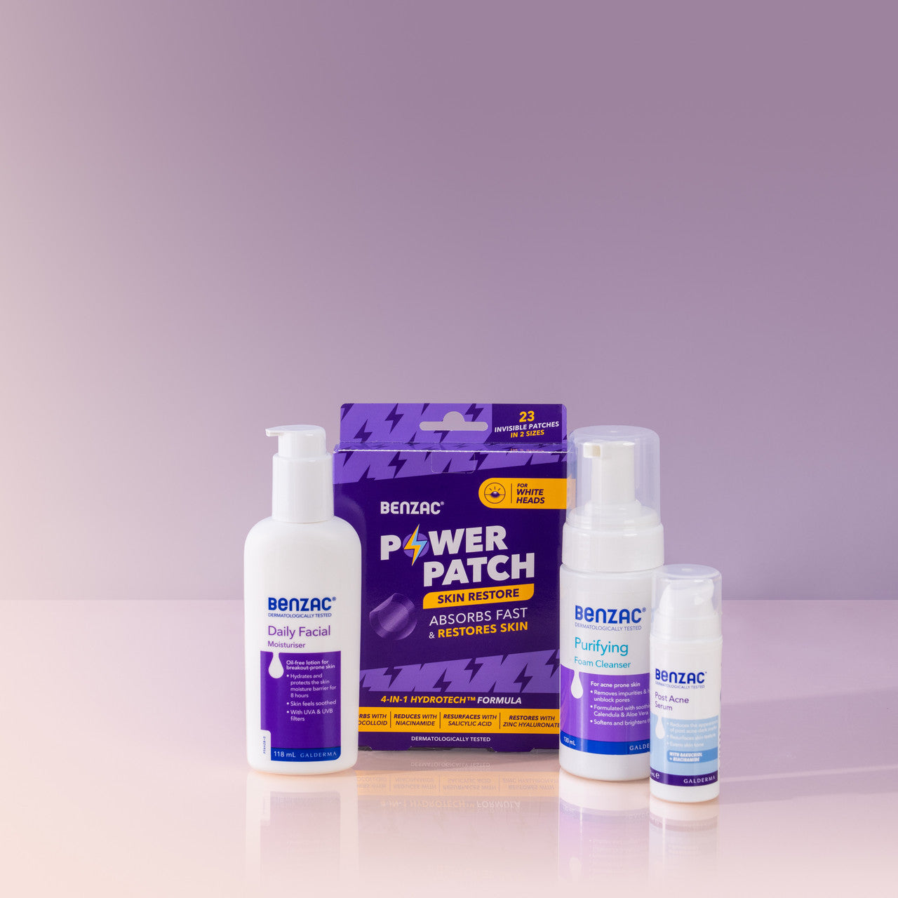 Benzac Power Patches Skin Restore, Hydrocolloid Pimple Patches, For All Skin Types