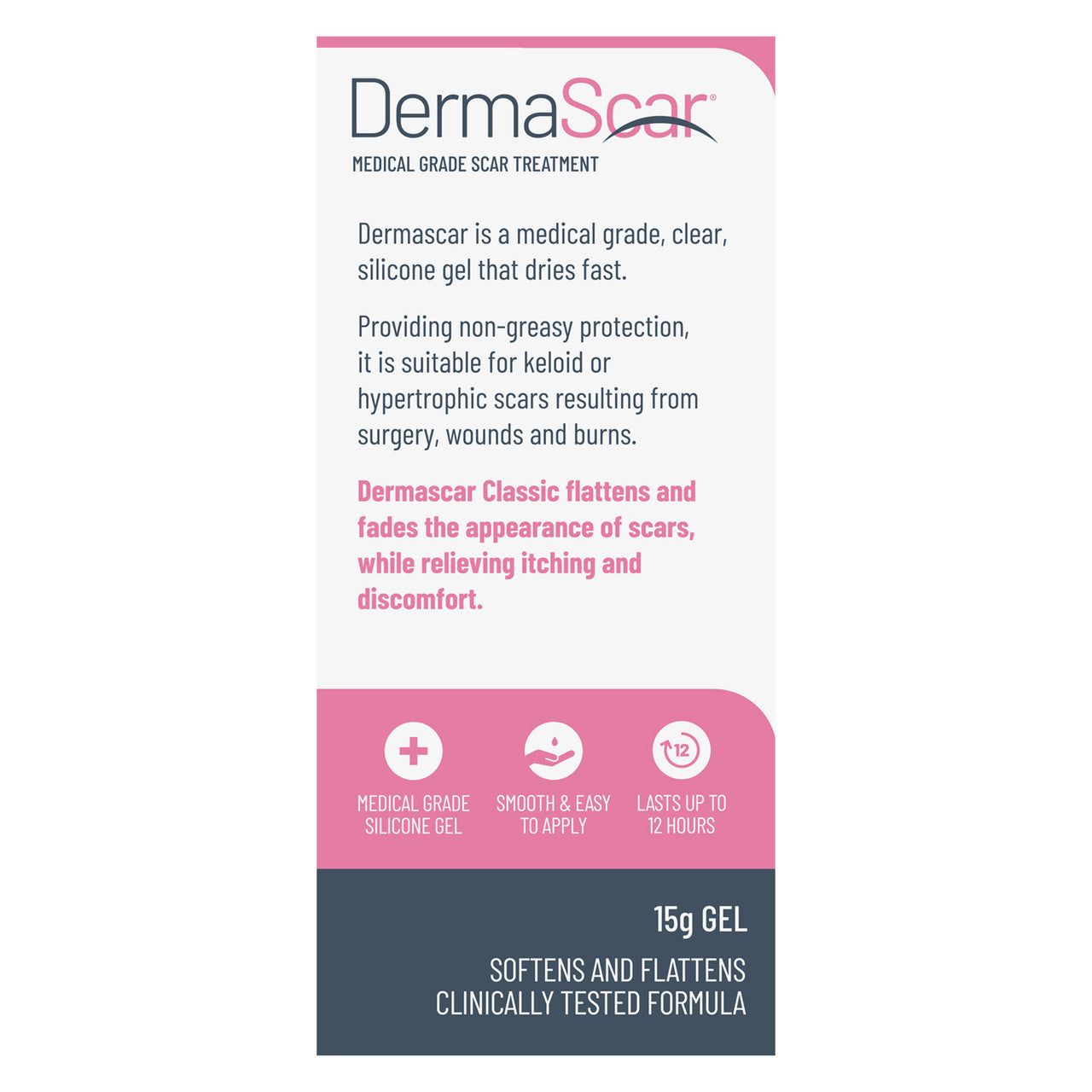 DermaScar Classic Silicone Gel 15g