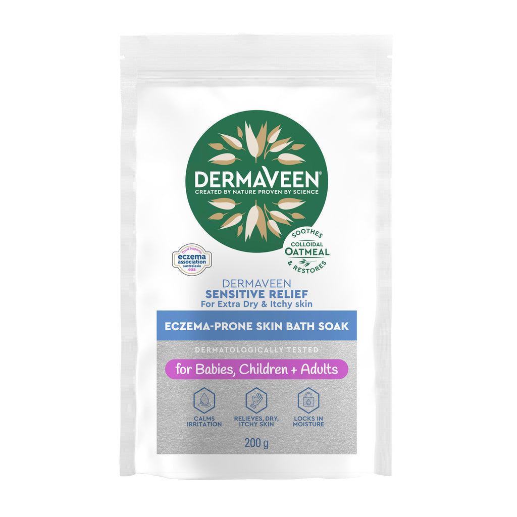 DermaVeen Sensitive Relief Eczema-Prone Skin Bath Soak 200g