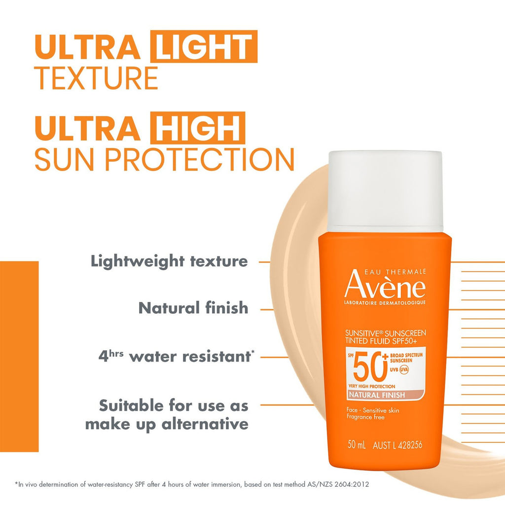 Avène Sunsitive®  Sunscreen Tinted Fluid SPF50+ 50ml