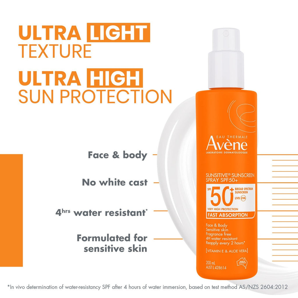 Avène Sunsitive®  Sunscreen Spray SPF50+ 200ml