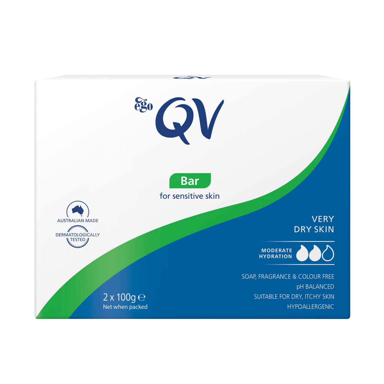 Ego QV Bar Twin Pack 2 x 100g