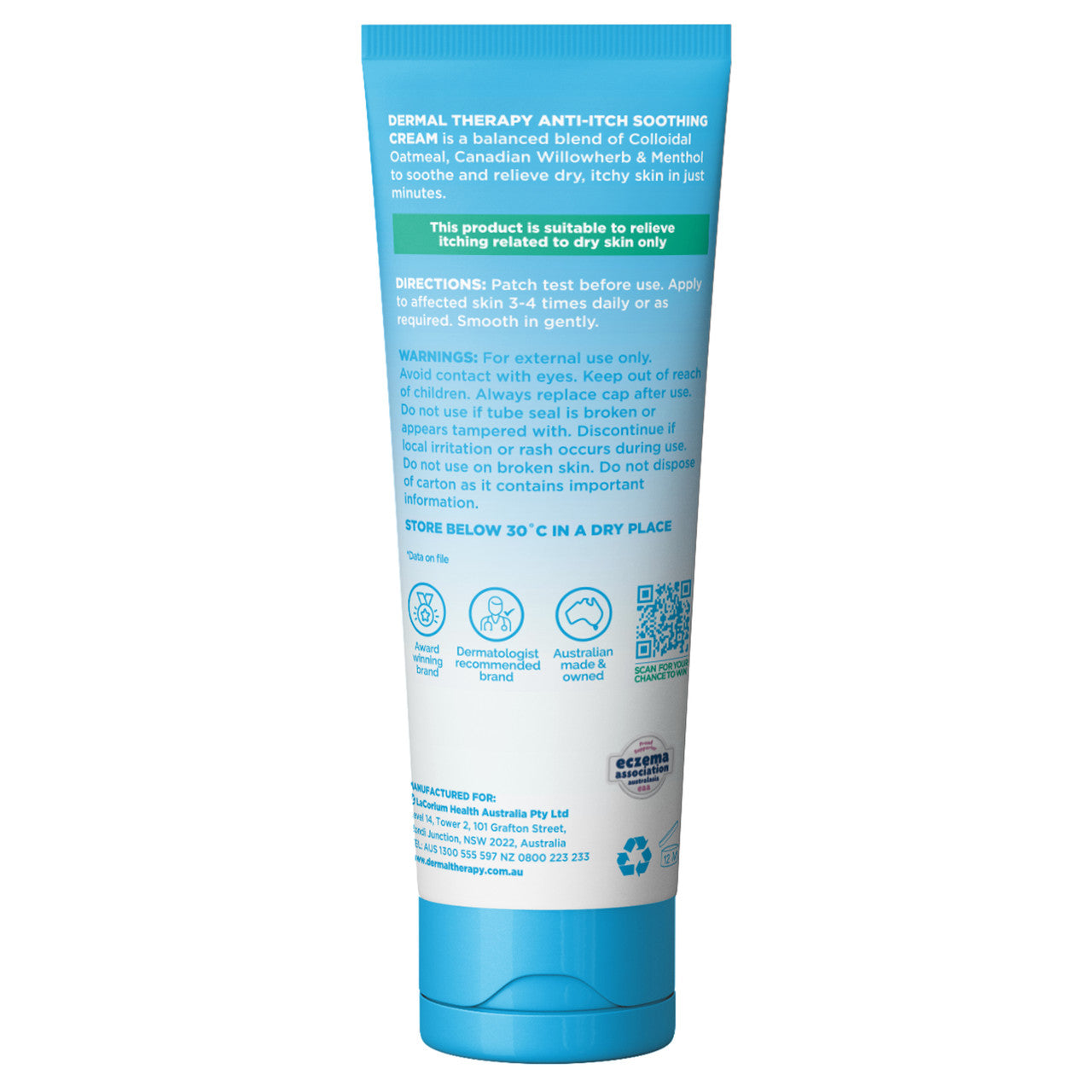 Dermal Therapy Anti-Itch Soothing Cream 85g