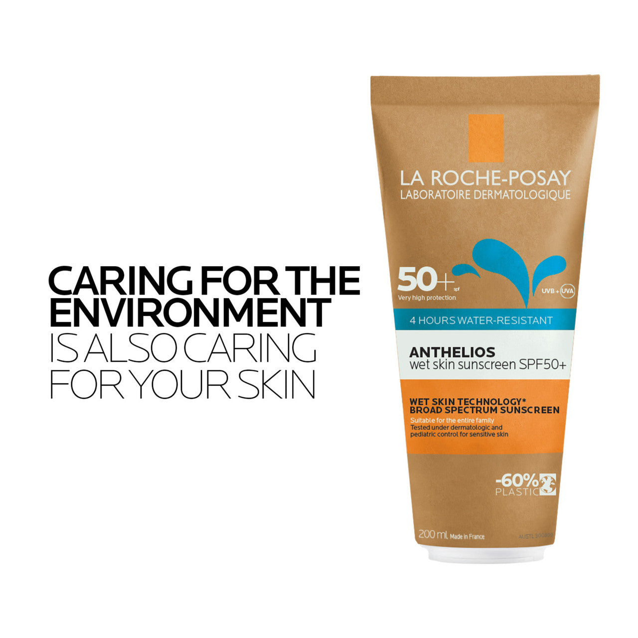 Anthelios Wet Skin Body Sunscreen SPF50+ 200ml