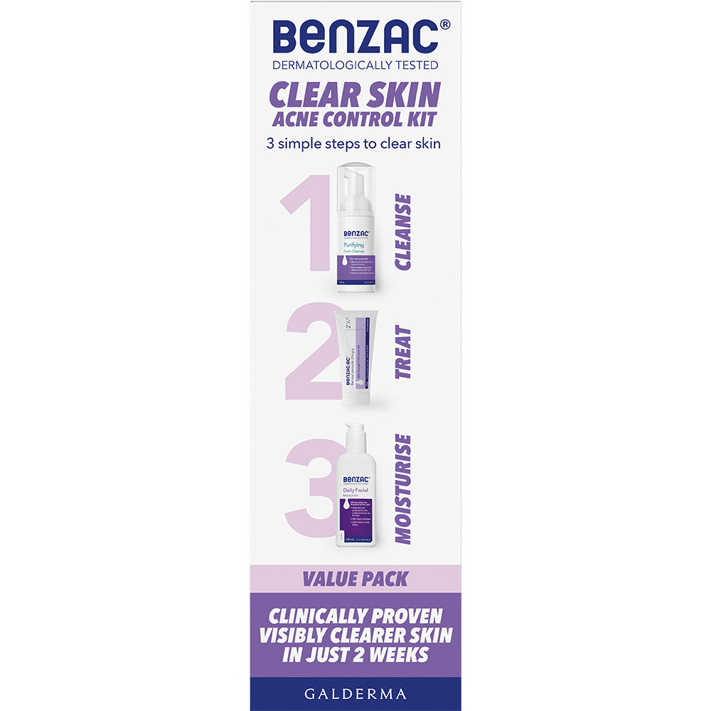 Benzac Clear Skin Acne Control Kit