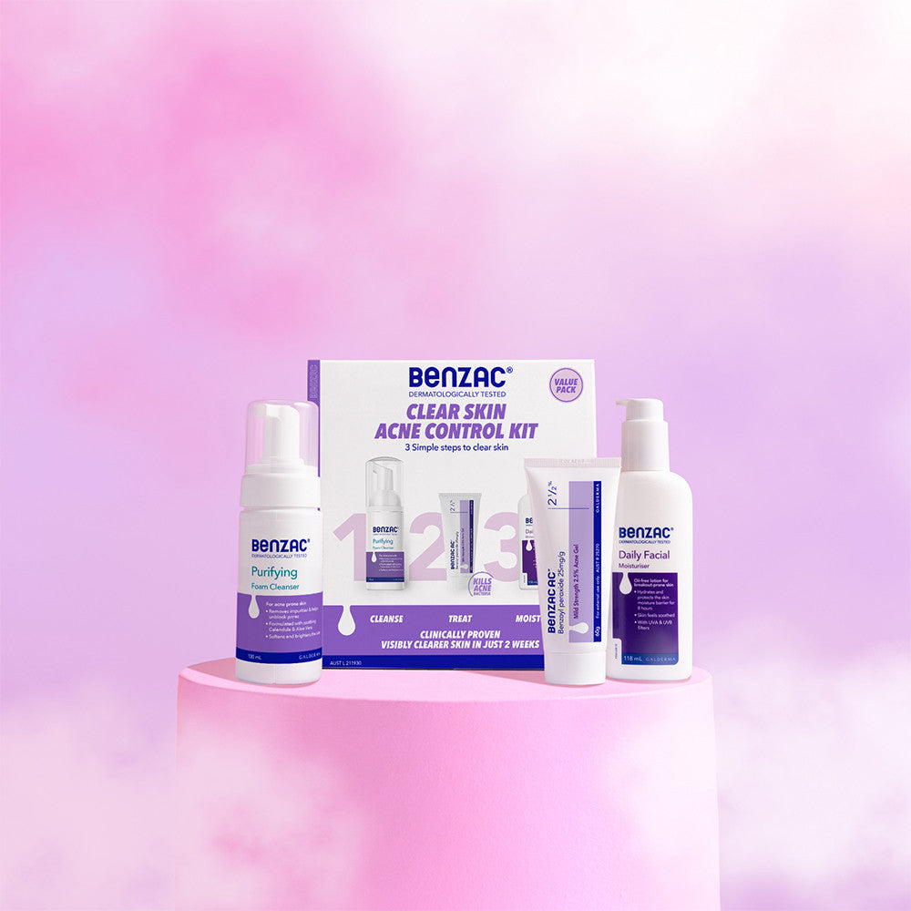 Benzac Clear Skin Acne Control Kit