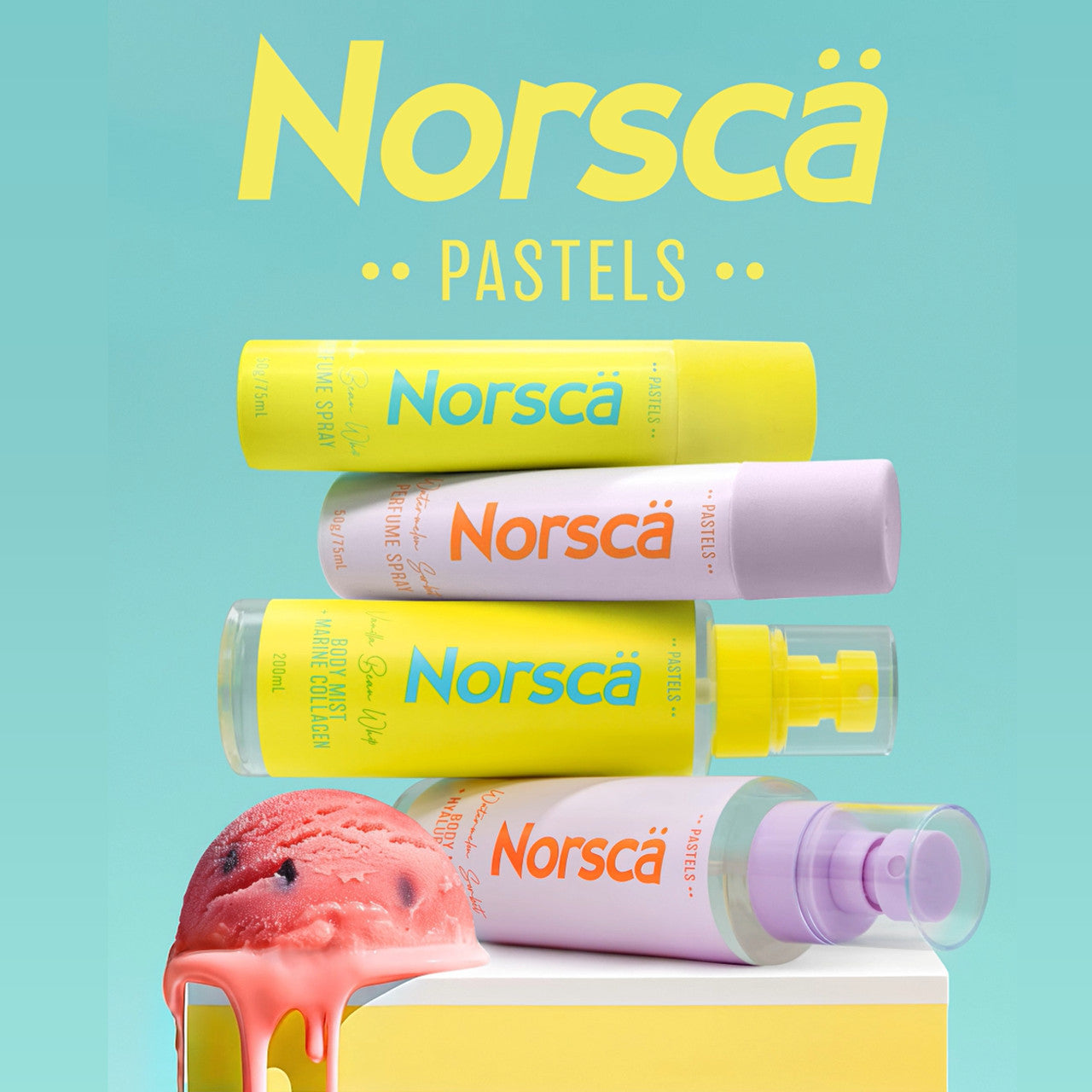 Norsca Pastels Perfume Spray Vanilla Bean Whip 50g