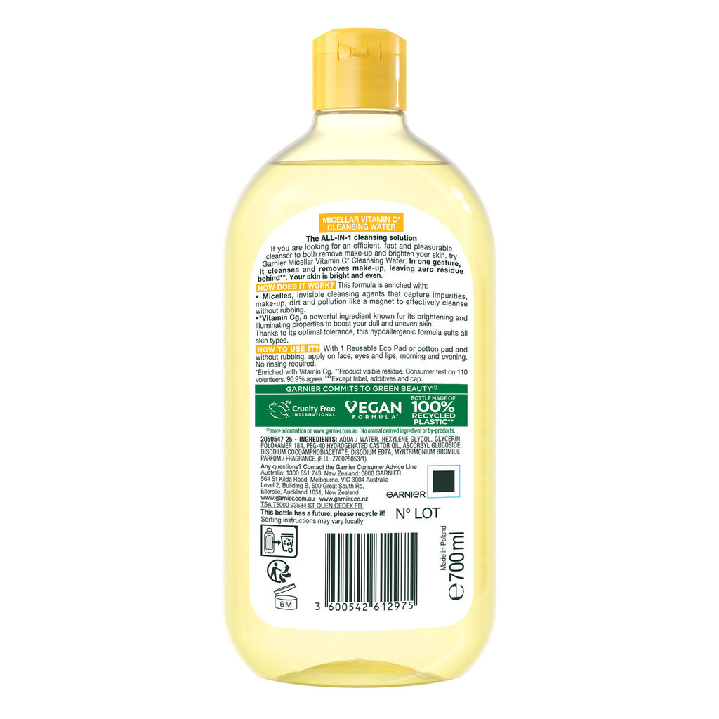 Garnier Vitamin C Micellar Cleansing Water - 700ML