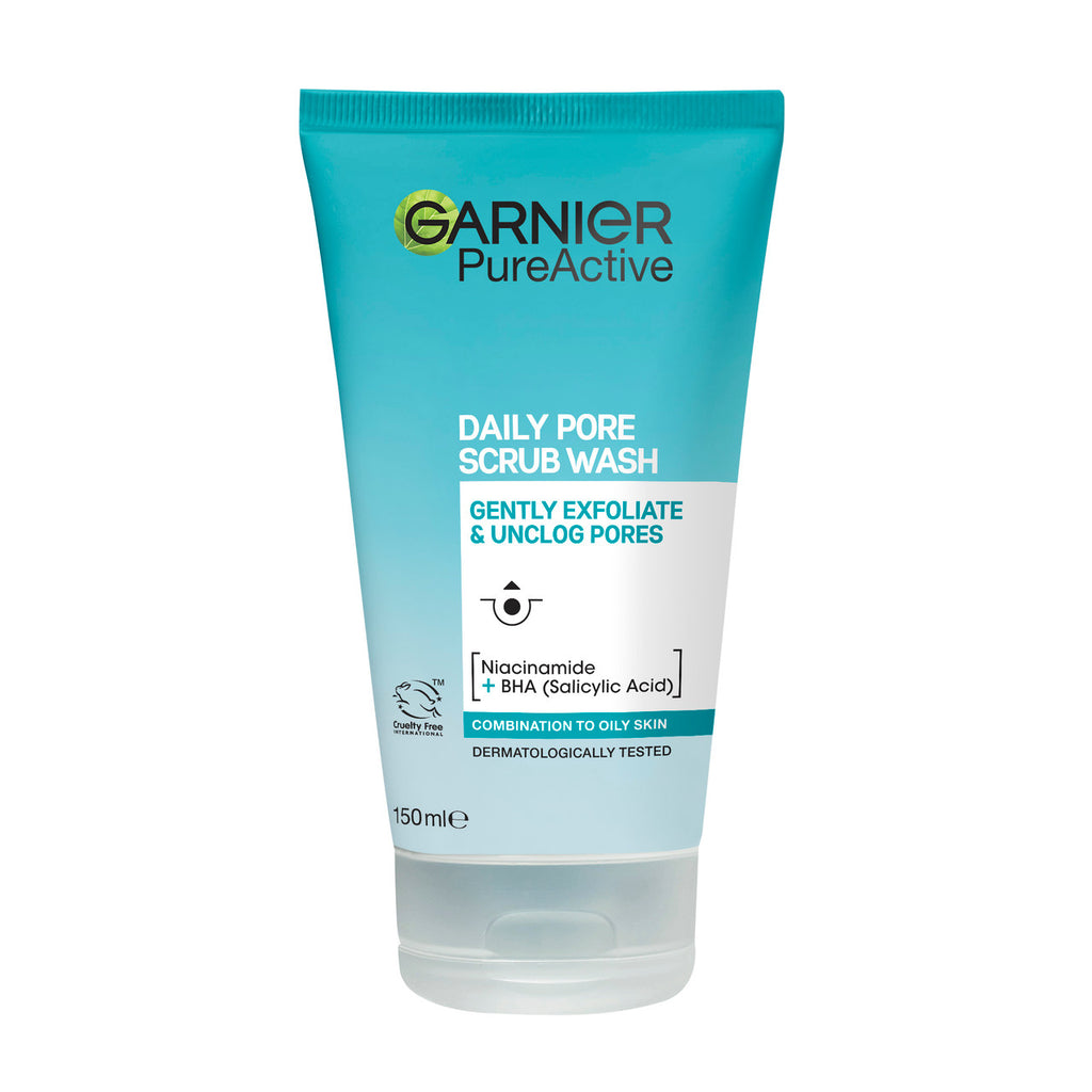 Garnier Pure Active Daily Pore Scrub Wash