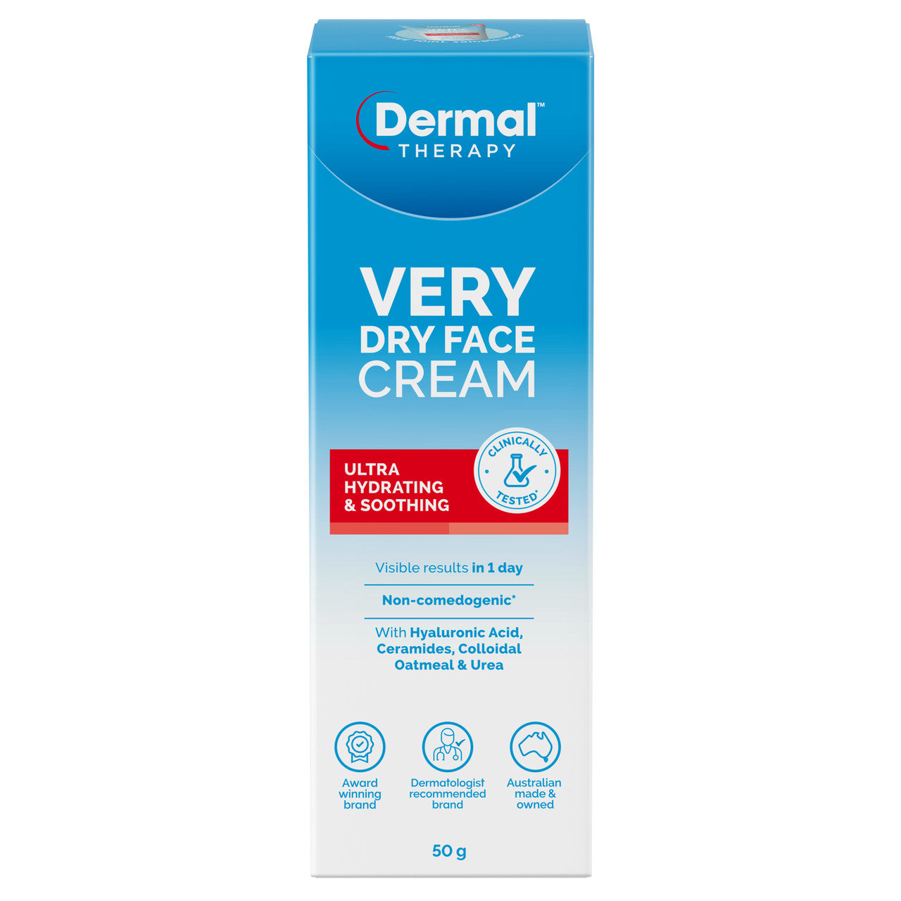 Dermal Therapy Very Dry Face Cream 50g