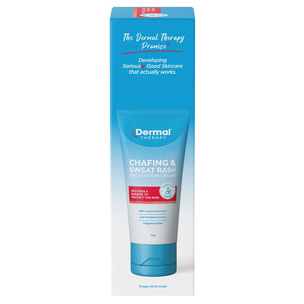 Dermal Therapy Chafing & Sweat Rash Prevention Cream 75g