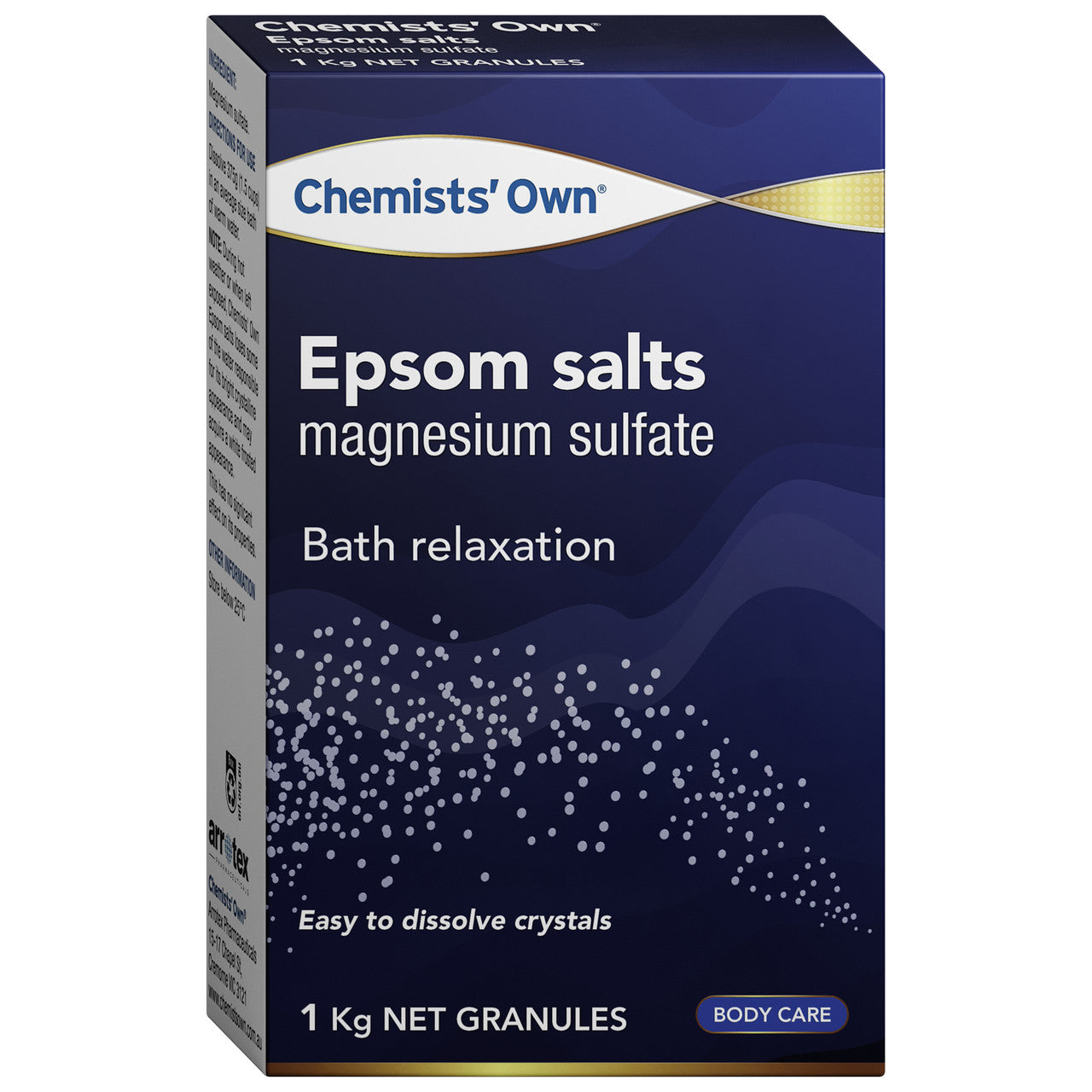 Chemists' Own Epsom Salts 1kg Box