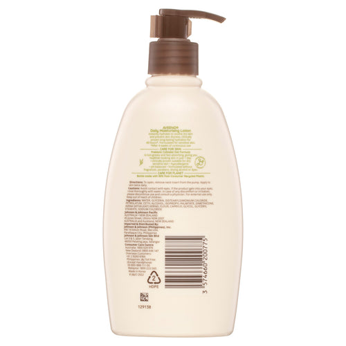 Aveeno Daily Moisturising Non-Greasy Fragrance Free Body Lotion 48-Hour Hydration Soothe Normal Dry Sensitive Skin 354mL