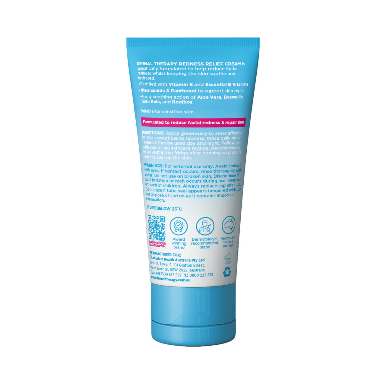 Dermal Therapy Redness Relief Cream 60g