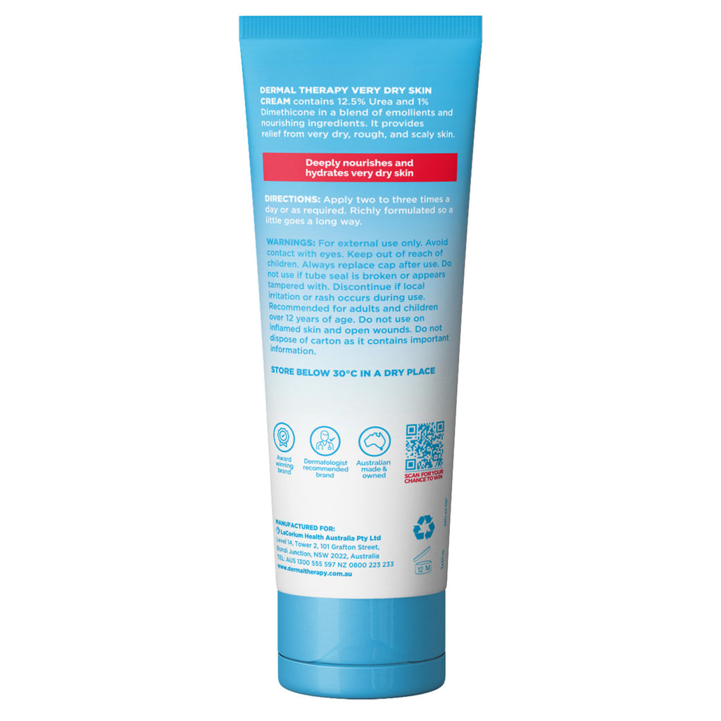 Dermal Therapy Very Dry Skin Cream 125g