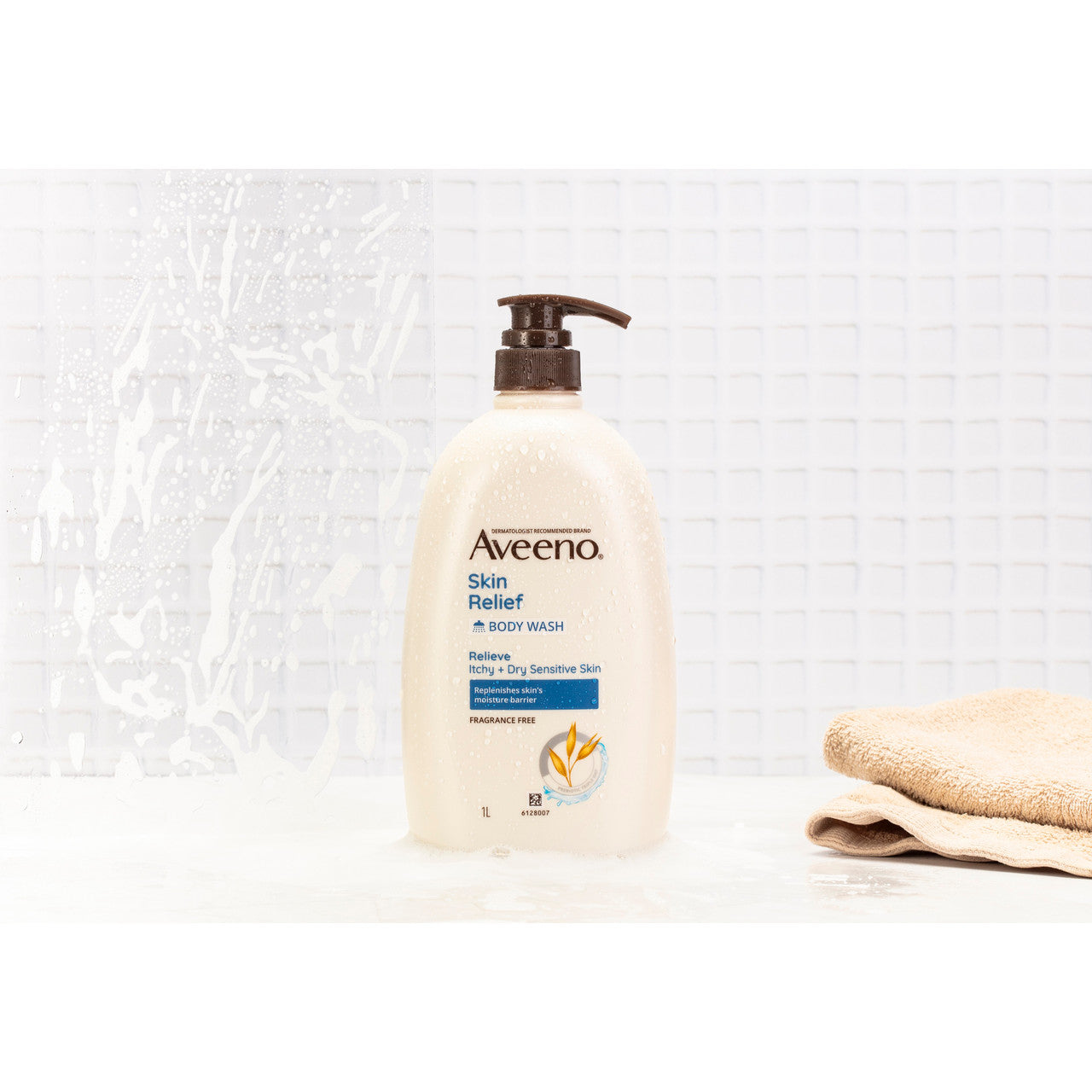 Aveeno Skin Relief Gentle Fragrance Free Body Wash Relieve Extra Dry Itchy Sensitive Skin PH-Balanced Cleanser 1L