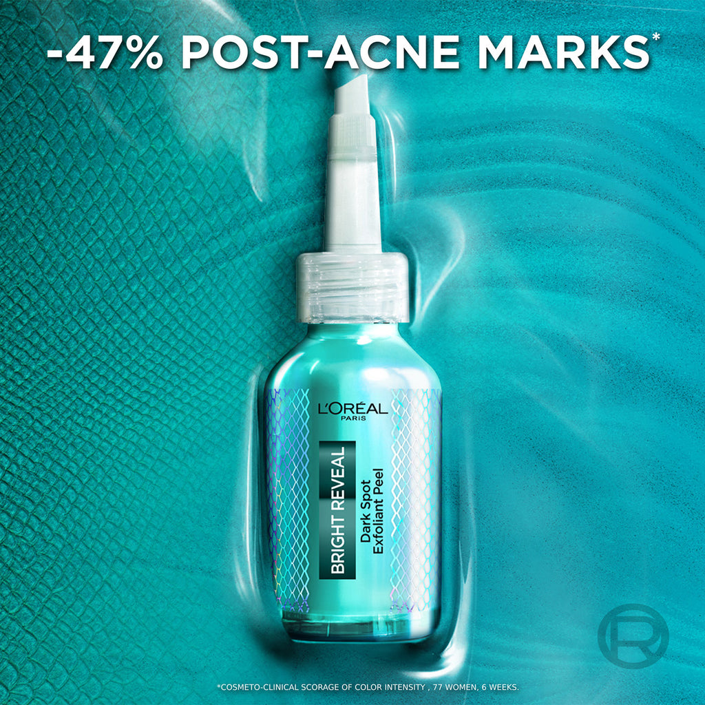 L'Oréal Paris Bright Reveal 25% [AHA + BHA + PHA] + Niacinamide Dark Spot Exfoliant Peel 25ml