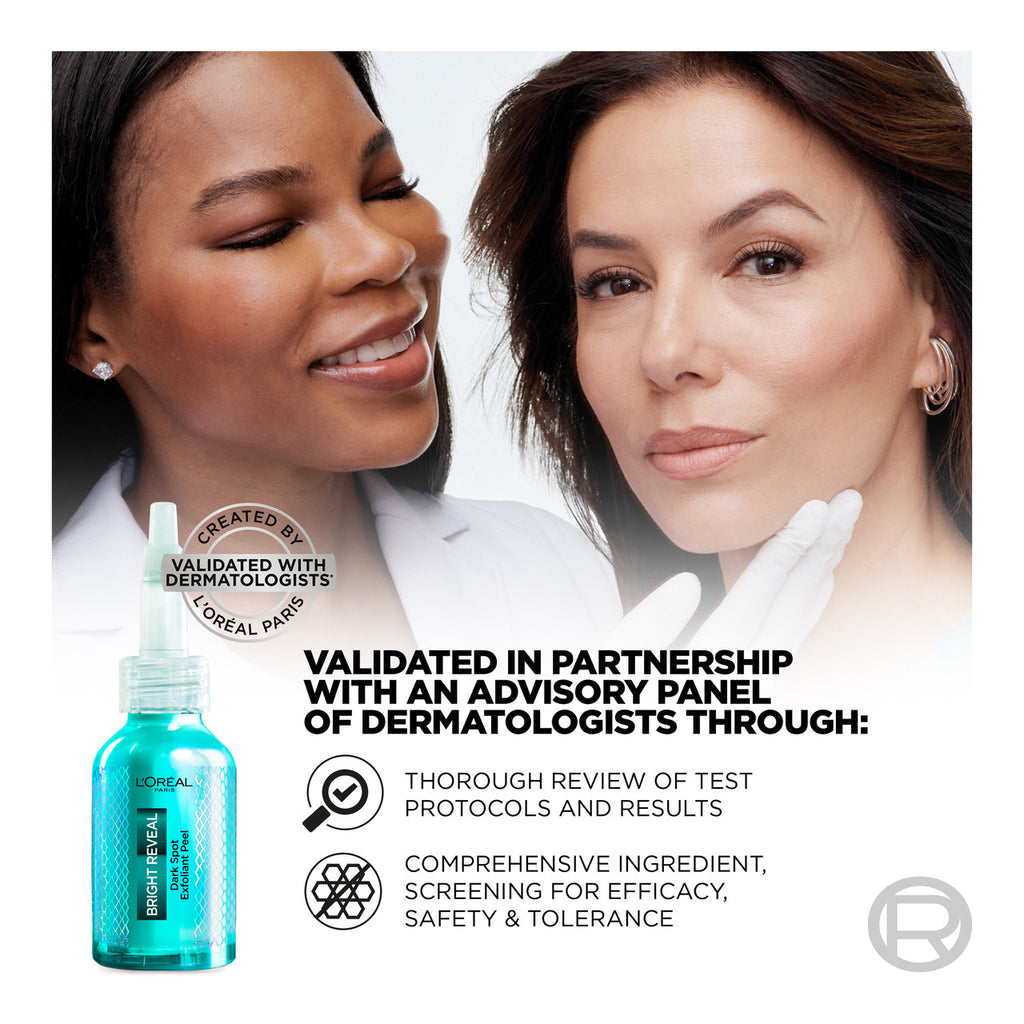 L'Oréal Paris Bright Reveal 25% [AHA + BHA + PHA] + Niacinamide Dark Spot Exfoliant Peel 25ml