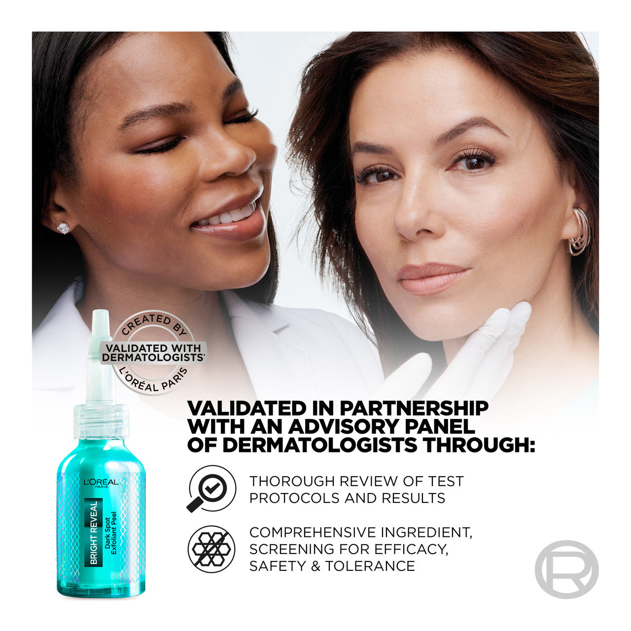 L'Oréal Paris Bright Reveal 25% [AHA + BHA + PHA] + Niacinamide Dark Spot Exfoliant Peel 25ml