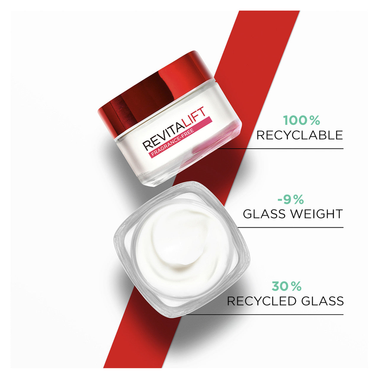 L'Oréal Paris Revitalift Fragrance Free Day Cream, 50mL
