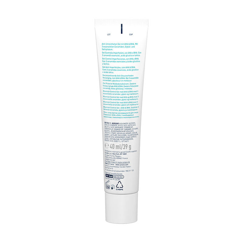 CeraVe Blemish Control Gel 40ml with Salicylic Acid for Mild Acne-Prone Skin