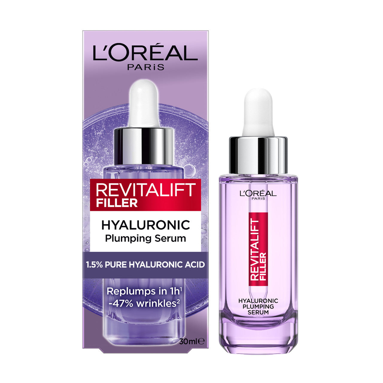 L'Oréal Paris Revitalift Filler 1.5% Pure Hyaluronic Acid Serum 30mL